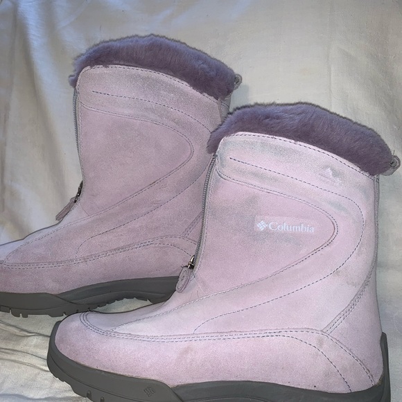 lavender snow boots